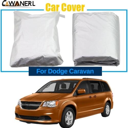 Car Cover For Dodge Caravan Grand Caravan Outdoor Anti-UV Sun Snow Rain Dust Protection Full MPV Cover Windproof