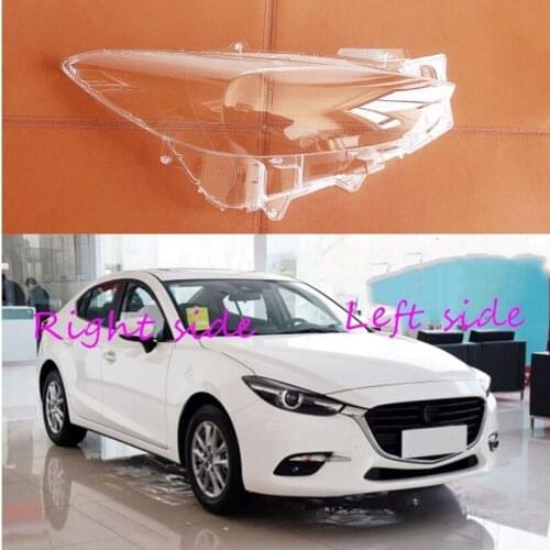 For Mazda 3 Axela 2017 2018 Car Headlight cover Headlamp Lens Auto Shell Cover