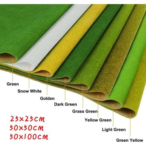 1Pcs Artificial Grassland Simulation Moss Lawn Turf Fake Green Grass Mat Carpet DIY Micro Landscape Architectural Scenery Decor