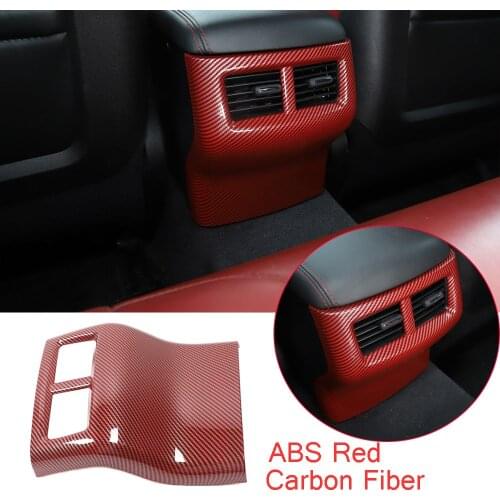 ABS Rear Row Air Vent Outlet Cover Trim Kit for Dodg Challenger 2015-2020