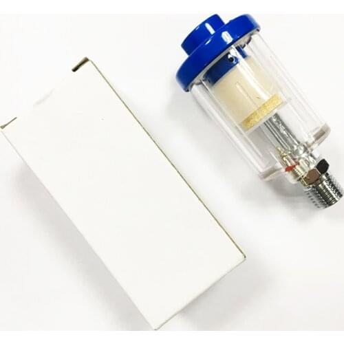 GOGO Mini air filter with copper pneumatic spray gun tail parts filters port 1/4 inch BSPP small water grid