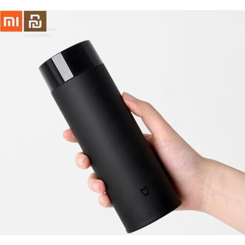 Original xiaomi mini mug 4 color mijia insulation lock cold 350ml 190g stainless steel thermos smart water cup