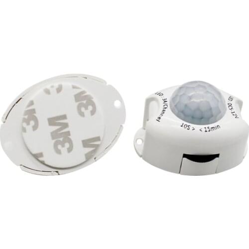 PIR Motion Sensor Light Switch DC 5V 12V Motion Sensor Movement Detector Activated Timer Automatic Switch ON OFF For LED Strip