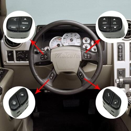 Steering Wheel Volume Radio Control Switch For Chevrolet Silverado 2003-2007 For GMC Sierra 21997738 21997739 1999442 1999443