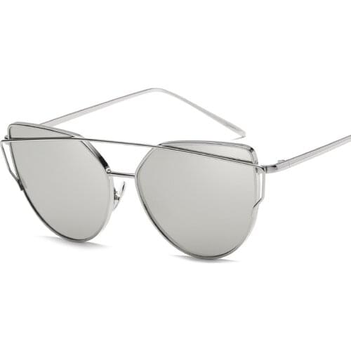 Ladies Retro Cute Sexy Cat Eye Sunglasses New Women/Men Brand Designer Glasses Fashion Vintage Pink Luxury Mirror Gafas De Sol