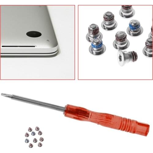 Brand New and High Quality Bottom Back Case Cover Screws+ Screwdriver For Macbook Pro Retina A1398 A1425