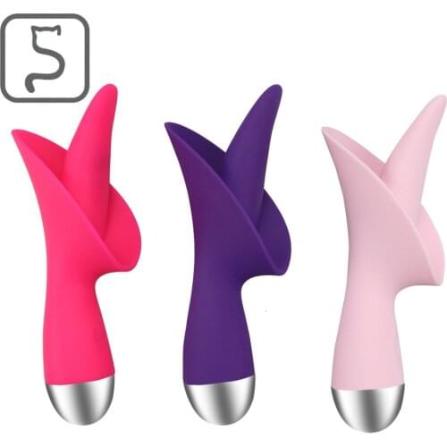 USB Charging G-point Vibration Stick Magic Tongue Stick Female Masturbation Massager Clitoris Stimulator Adult Sex Toys