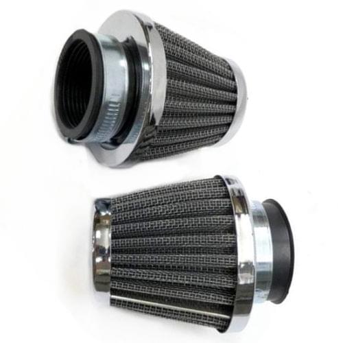 2PCS Motorcycle Air Filter Intake 48mm For Honda CB400N CB Kawasaki KZ GS 250 GS250T Suzuki GS 250 Yamaha DT250 DT250MX XS250