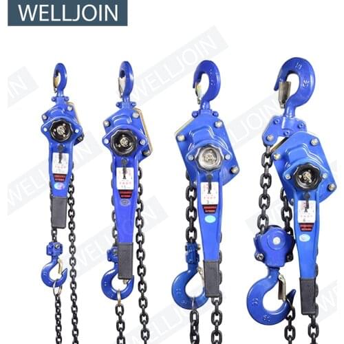 1 T Pulling Wrench Hoist Manual Lifting Chain Hoist Hand Chain Hoist Hook Portable Lever Block inverted Chain Hoist Tightener