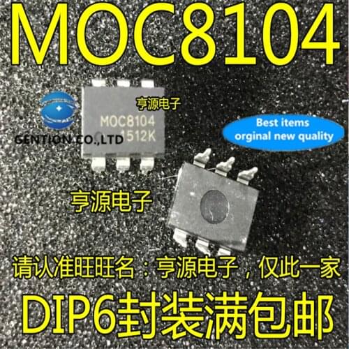 10Pcs MOC8104 8104 DIP-6 Optocoupler in stock 100% new and original