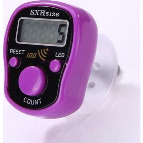 200pcs LCD Display Finger Counter LED Luminous Electronic Tally Counter