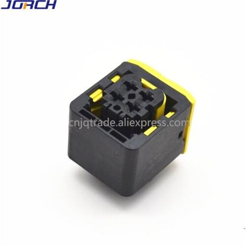 5 sets 4 pin Quality Guaranteed 1-1418390-1 yellow+Black auto female 4 pin IP67 automotive electrical connector