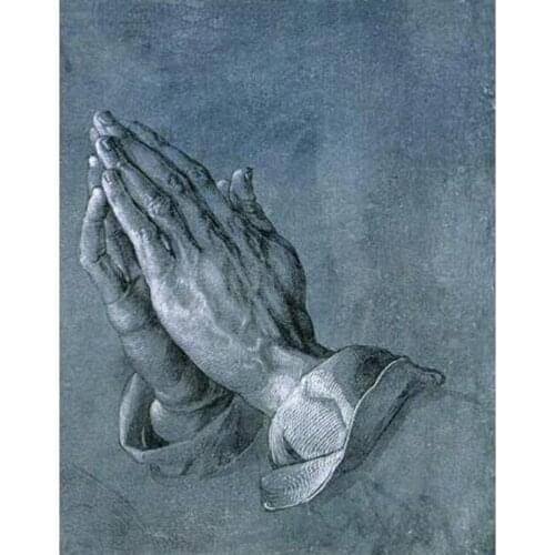 5d Diamond Embroidery Jesus Pray Hands Full square round Diamond Painting cross stitch Diy mosaic for Christian religion FG2053