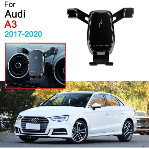 Car Phone Holder Air Vent Mount Clip Clamp Mobile Phone Holder for Audi A3 Accessories 2017 2018 2019 2020