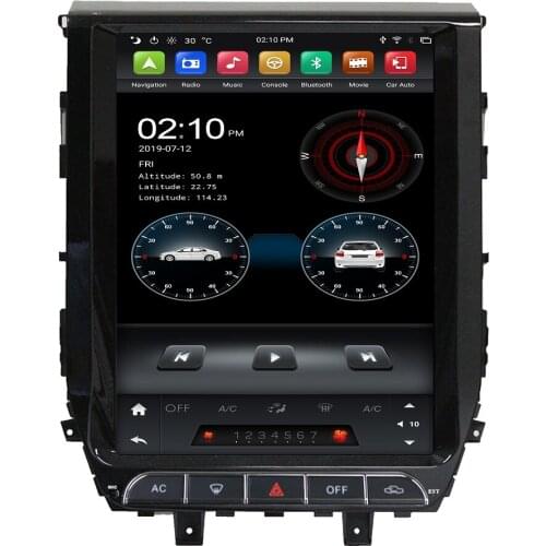 4GB+64GB Tesla Style PX6 12.1" Android 9.0 Car DVD Player for Toyota Land Cruiser 2016 2017 DSP Radio Bluetooth 5.0 WIFI