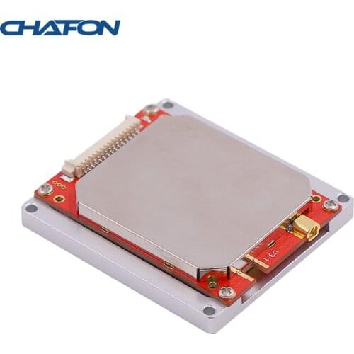 Chafon impinj r2000 chip uhf rfid reader module one antenna port with heat dissipation plate for warehouse management