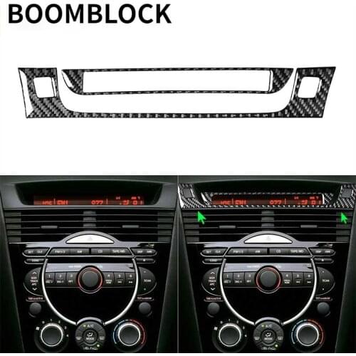 For Mazda RX-8 RX8 SE3P JM1FE 2004 2005 2006 2007 2008 Dashboard Message Display Panel Frame Carbon Fiber Interior Auto Sticker
