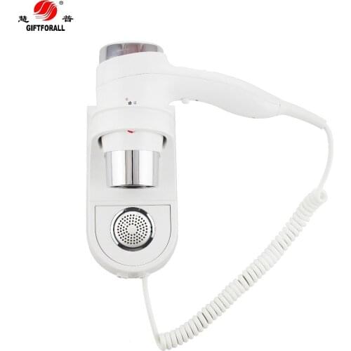 Hair Dryer Wholesale And Retail Promotion Hotel Wall Mounted Household Hot/Cold Air Dc Hair Dryer Professional RCY-67430-F