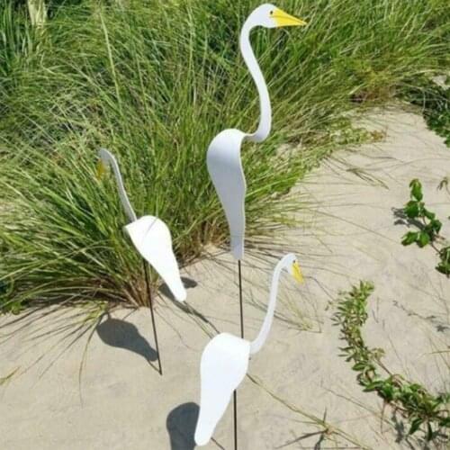 Flamingo Backyard Beach Photography Prop, Party Decoration Photo Prop, Dynamic Slight Garden Breeze Sculptures Art Decoration