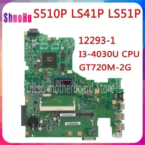 KEFU 12293-1 48.4L106.011 I3-4030U CPU For Lenovo S510P LS41P LS51P Motherboard DDR3 HM87 AMD GT720 CPU Ideapad Integrated