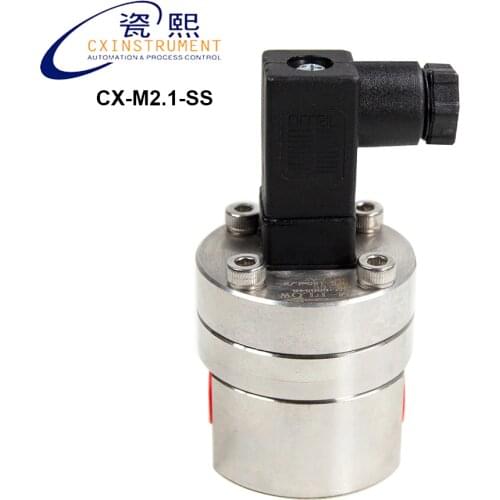 M5.1AL Pulse Output 0.5% Accuracy Compressor Industry Fuel Oil Consumption Micro Oval Gear Flow Sensors