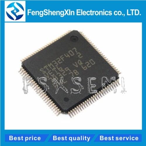 5pcs/lot New STM32F407VET6 STM32F407VE LQFP100 Microcontroller chip
