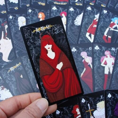 Mini Love Tarot Classic Divination Poker Cards Creative Board Games Chinese/English Edition for Astrologer