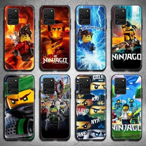 Cartoon Ninja Phone Case For Samsung Galaxy S21 Plus Ultra S20 FE M11 S8 S9 plus S10 5G lite 2020