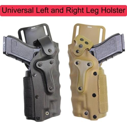 Tactical Gun Holster Set For Glock 17 19 Colt 1911 M92 M9 P226 Leg Platform Hunting Right Left Hand Use Drop Leg Holster