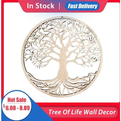 Tree Of Life Wall Decor Exquisite Shape Wooden Hanging Artwork Home Wall Decoration Ornament For Yoga Meditation 2021 New