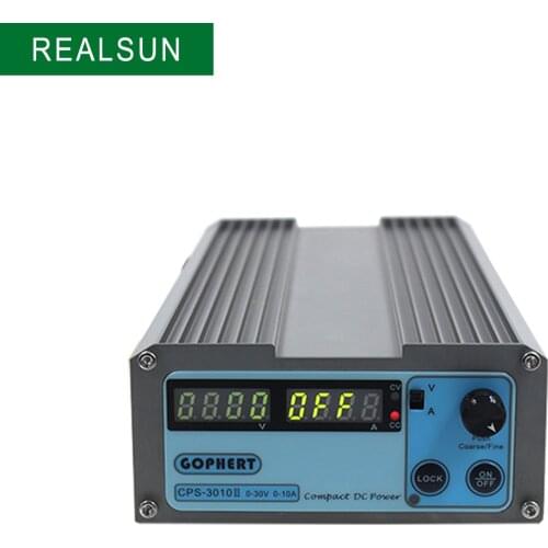New Mini CPS-3010 30V 10A Precision Digital Adjustable DC Power Supply Switchable 110V/220V With OVP/OCP/OTP DC Power 0.01A 0.1V