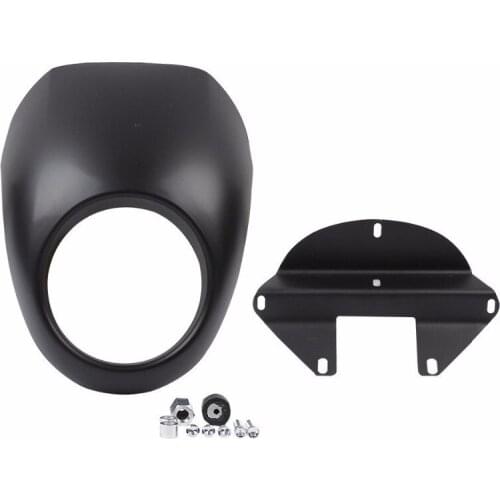 Motorcycle Upper Front Headlight Fairing For Harley Sportster Dyna Super Glide Wide Glide FX XL 883 1200 39mm Fork