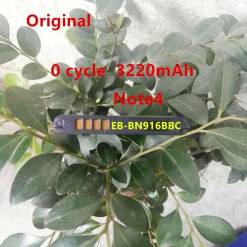 Original For Samsung Galaxy Note4 Battery 3220 mAh High Capacity Note 4 n9100 N9108v N9106w EB-BN916BBC