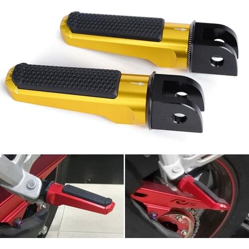 Front Foot Pegs Footrests for Suzuki GSXR600 GSXR750 GSXR1000 R GSXR GSXS 125 750 1000 GSR600 GSR750 DL250 V-STROM B-KING SV650