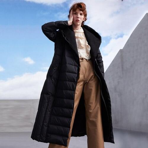Down jacket women 2019 winter jacket women down jackets womens white duck new wool long down coat cultivate morality outerwear