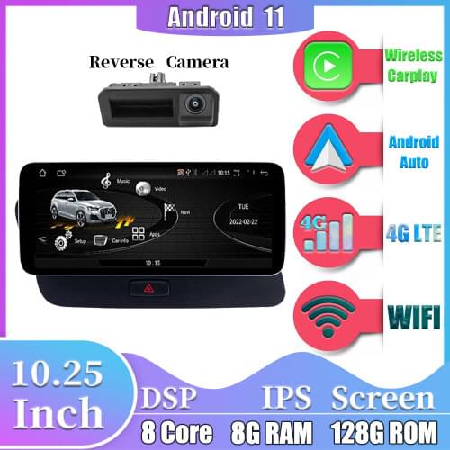 Android 10 reproductor Multimedia de Radio estéreo para coche navegación GPS para Audi Q5 2009 -2017