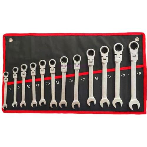 10set 12 pcs Adjustable Wrench Universal Key Ratchet Spanner Multitool Repair Hand Tools