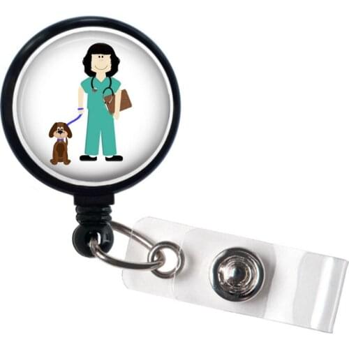Vet ID Badge Retractable Badge Holder 10pcs/lot