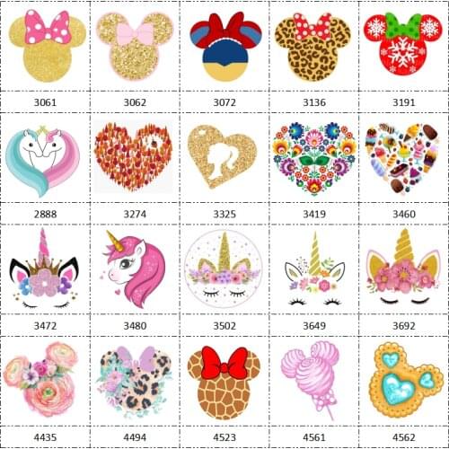 30 Pcs Planar Resin Flatback New Unicorn Heart Leopard Cartoon Resin for Crafts Jewelry Making Birthday Girl DIY Accessories