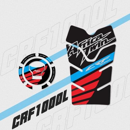 3D Gel Motorcycle fuel tank pad Stickers Moto Fuel tank cover sticker Decal Sticker Kit For Honda Africa Twin CRF1000L crf 1000l