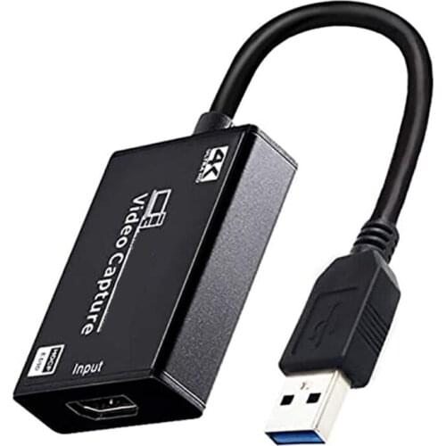 4K 1080p HDMI Video Audio- Capture Card 4K HDMI to USB 3.0 Live Video Recorder