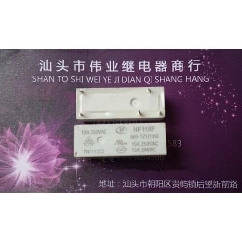 5pcs/lot New HF118F 005-1Z1 Relay