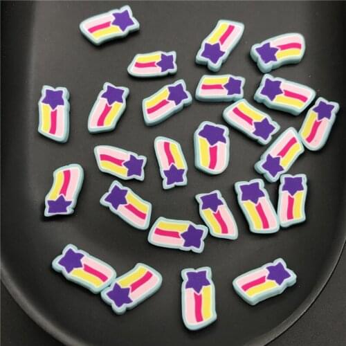 60g Rainbow Polymer Clay Slices Sprinkles for Kids Diy,Craft/Nail Art/Scrapbook Decoration,Filler Polymer Clay Embellishment