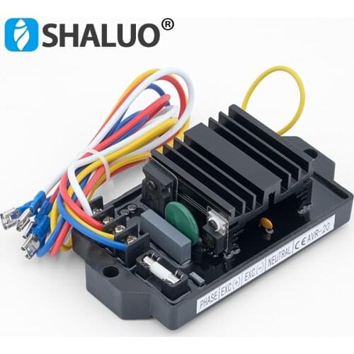 NEW AVR-20 AVR Automatic Voltage Regulator brushless excitation generator control module stabilizer diesel Genset parts GB-20A