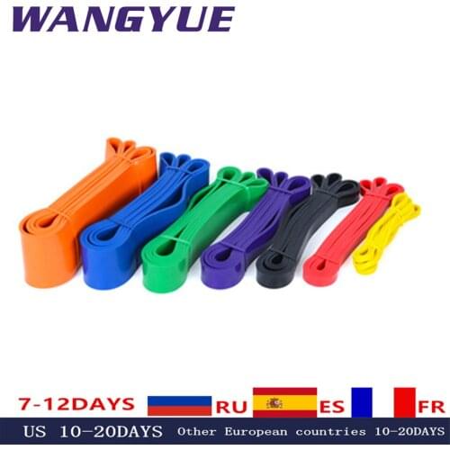 Yoga Elastic Bands Loop Expander for Exercise Sports Equipment Fitness Rubber Bands Resistance Band Unisex 208Cm