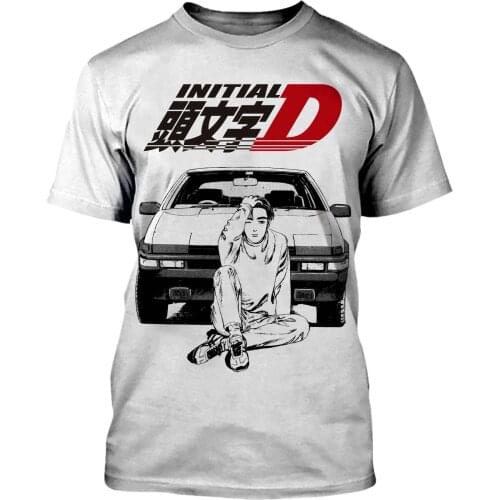 Initial D Men/women New Fashion Cool 3D Printed T-shirts Casual Harajuku Style Tshirt Streetwear Tops Dropshipping