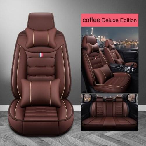 Leather Universal seat cove for Mazda 3 323 2006-2013 2014 2015 2016 2017 2018 Interior Car Seat Cover