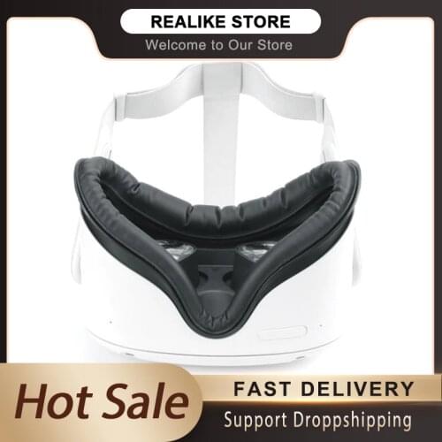 2020 New VR Replacement PU Face Cover Bracket Protective Mat Eye Pad for Oculus Quest 2 VR Accessories Dropshipping