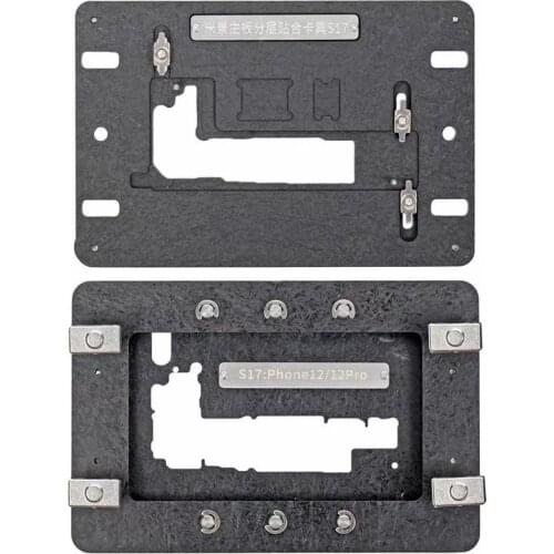 MJ S17 Motherboard Soldering Repair PCB Locking Jig Fixture For Phone 12 12Pro Logic Board BGA Repair