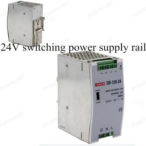 LED strip Drive power supply rail AC/DC 24V 120W dual output power supply High quality Insulating aluminum Lighting Transformer